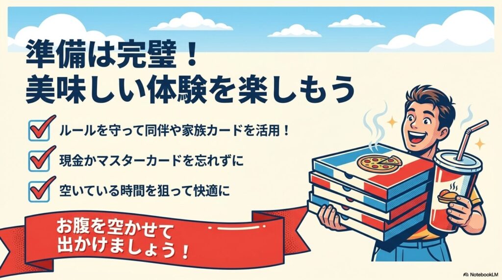 まとめとして、ルールとマナーを守って快適な時間にコストコを楽しむよう呼びかけています。