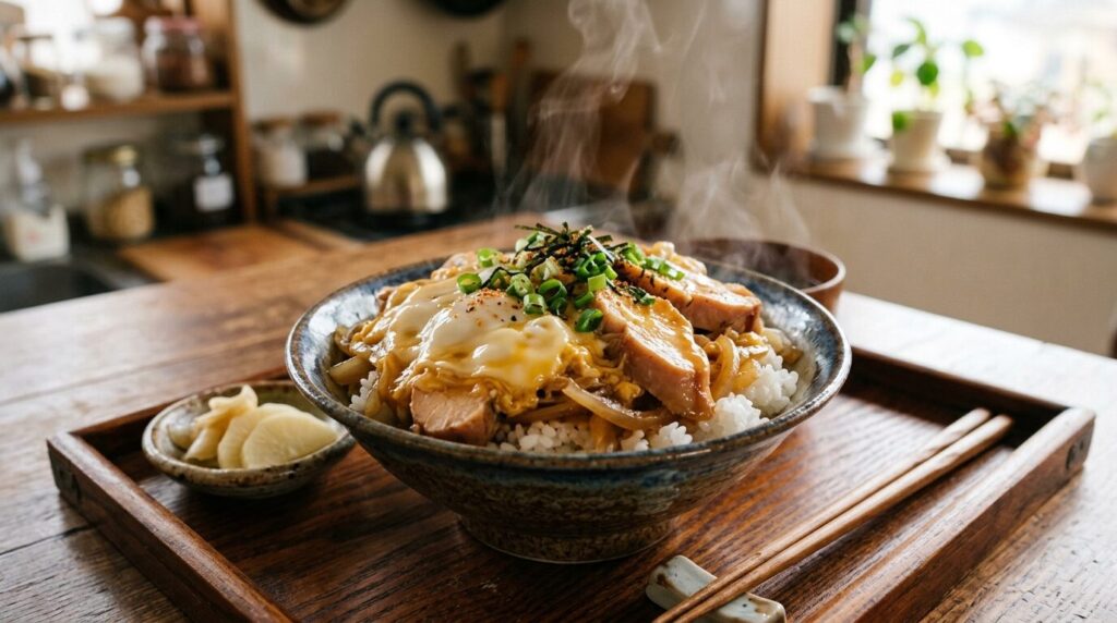 さくらどりサラダチキンで作る親子丼、時短で簡単な和食料理