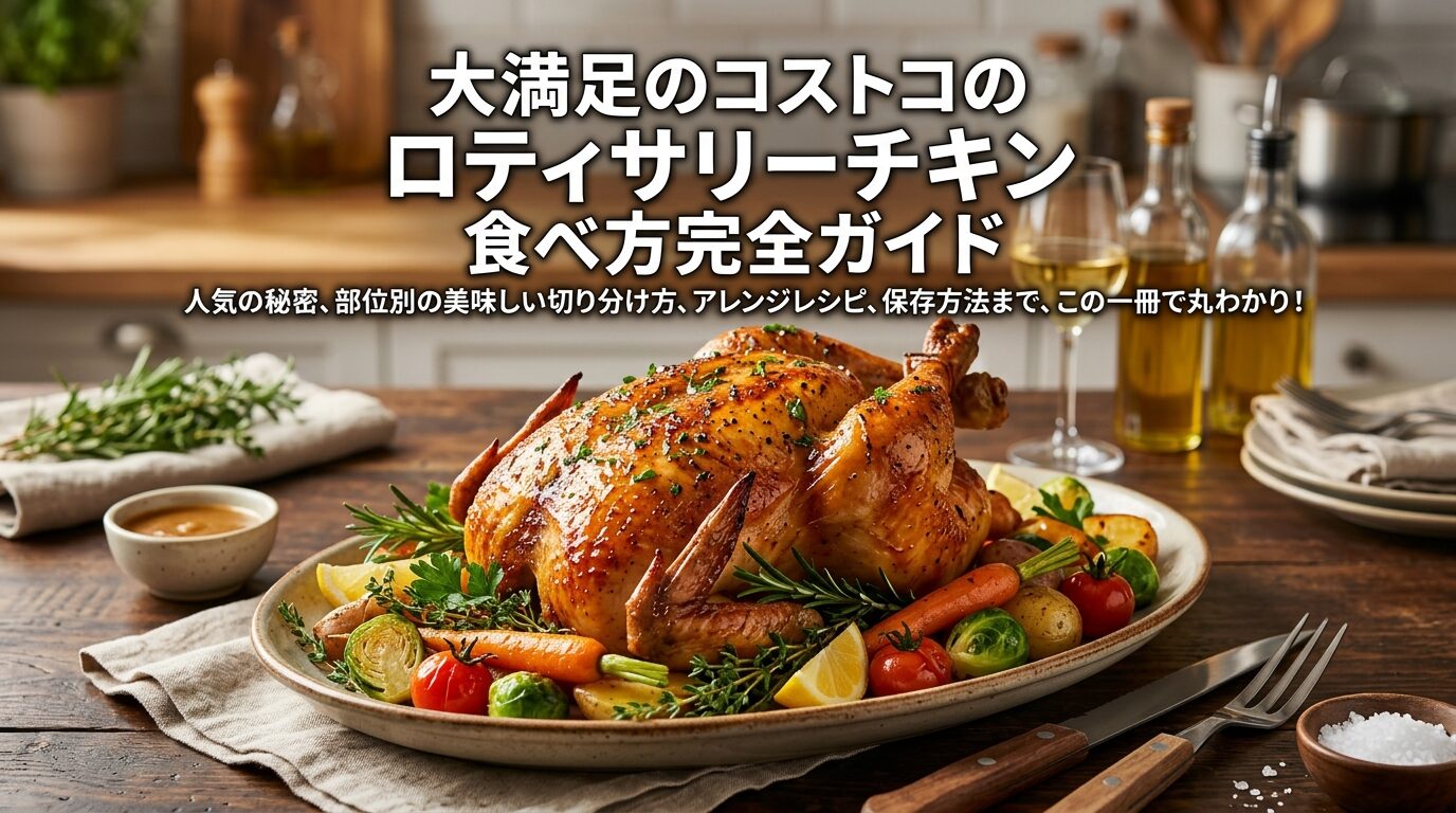 コストコロティサリーチキン完全ガイドのアイキャッチ画像